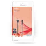 Nedis Stroomkabel | Euro Male | IEC-320-C7 | Recht | Recht | Vernikkeld | 5.00 m | Rond | PVC | Zwart | Doos Nedis Stroomkabel | Euro Male | IEC-320-C7 | Recht | Recht | Vernikkeld | 5.00 m | Rond | PVC | Zwart | Doos
