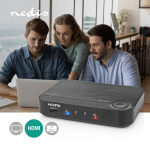 Nedis HDMI™-Converter | 1x USB-C™ / 2x HDMI™ Input | 1x HDMI™ Output | 1-weg | 4K@60Hz | 18 Gbps | ABS | Antraciet Nedis HDMI™-Converter | 1x USB-C™ / 2x HDMI™ Input | 1x HDMI™ Output | 1-weg | 4K@60Hz | 18 Gbps | ABS | Antraciet
