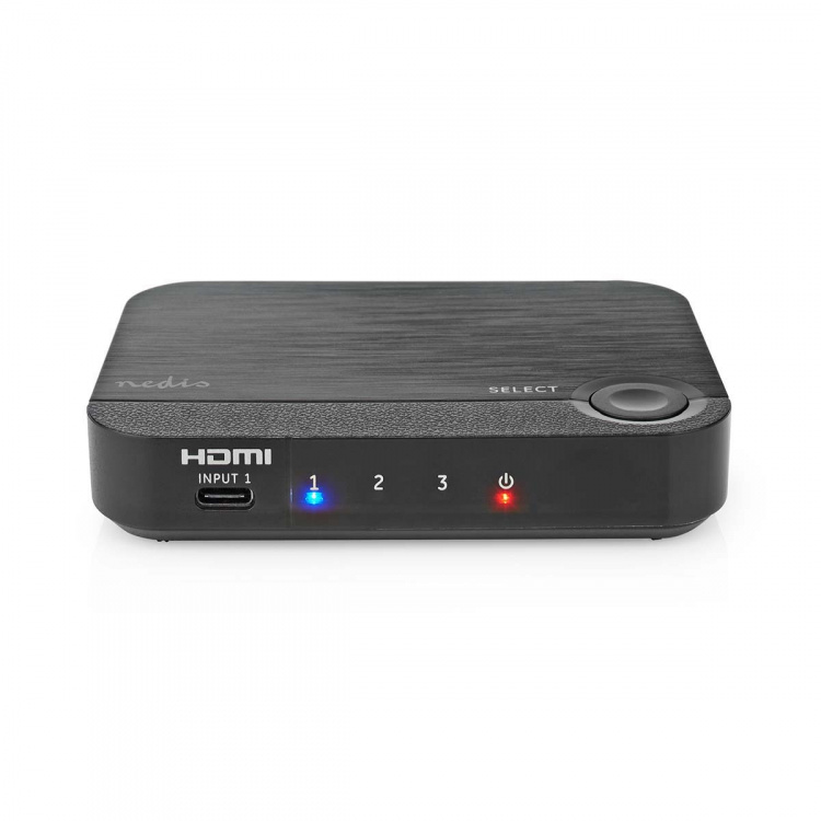 Nedis HDMI™-Converter | 1x USB-C™ / 2x HDMI™ Input | 1x HDMI™ Output | 1-weg | 4K@60Hz | 18 Gbps | ABS | Antraciet Nedis HDMI™-Converter | 1x USB-C™ / 2x HDMI™ Input | 1x HDMI™ Output | 1-weg | 4K@60Hz | 18 Gbps | ABS | Antraciet