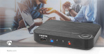 Nedis HDMI™-Converter | 1x USB-C™ / 2x HDMI™ Input | 1x HDMI™ Output | 1-weg | 4K@60Hz | 18 Gbps | ABS | Antraciet Nedis HDMI™-Converter | 1x USB-C™ / 2x HDMI™ Input | 1x HDMI™ Output | 1-weg | 4K@60Hz | 18 Gbps | ABS | Antraciet
