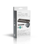 Nedis HDMI™-Converter | USB-C™ Female / 2x HDMI™ Input / 4x USB A Female | 1x HDMI™ Output | 1-weg | 4K@60Hz | 18 Gbps | ABS | Antraciet Nedis HDMI™-Converter | USB-C™ Female / 2x HDMI™ Input / 4x USB A Female | 1x HDMI™ Output | 1-weg | 4K@60Hz | 18 Gbps | ABS | Antraciet