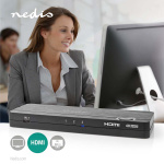 Nedis HDMI™-Converter | USB-C™ Female / 2x HDMI™ Input / 4x USB A Female | 1x HDMI™ Output | 1-weg | 4K@60Hz | 18 Gbps | ABS | Antraciet Nedis HDMI™-Converter | USB-C™ Female / 2x HDMI™ Input / 4x USB A Female | 1x HDMI™ Output | 1-weg | 4K@60Hz | 18 Gbps | ABS | Antraciet