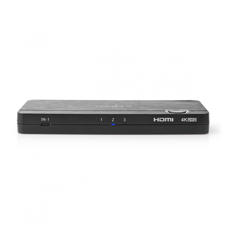Nedis HDMI™-Converter | USB-C™ Female / 2x HDMI™ Input / 4x USB A Female | 1x HDMI™ Output | 1-weg | 4K@60Hz | 18 Gbps | ABS | Antraciet Nedis HDMI™-Converter | USB-C™ Female / 2x HDMI™ Input / 4x USB A Female | 1x HDMI™ Output | 1-weg | 4K@60Hz | 18 Gbps | ABS | Antraciet
