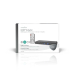 Nedis HDMI™-Extractor | 2x HDMI™ Input | TosLink Female / 1x 3.5 mm / 1x HDMI™ Output / 2x RCA | Maximale resolutie: 4K@60Hz | 18 Gbps | Metaal | Antraciet | Doos