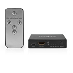 Nedis HDMI™-Switch | 3 poort(en) | 3x HDMI™ Input | 1x HDMI™ Output | 8K@60Hz | 45 Gbps | Afstandbestuurbaar | Aluminium | Antraciet Nedis HDMI™-Switch | 3 poort(en) | 3x HDMI™ Input | 1x HDMI™ Output | 8K@60Hz | 45 Gbps | Afstandbestuurbaar | Aluminium | Antraciet