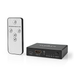 Nedis HDMI™-Switch | 3 poort(en) | 3x HDMI™ Input | 1x HDMI™ Output | 8K@60Hz | 45 Gbps | Afstandbestuurbaar | Aluminium | Antraciet Nedis HDMI™-Switch | 3 poort(en) | 3x HDMI™ Input | 1x HDMI™ Output | 8K@60Hz | 45 Gbps | Afstandbestuurbaar | Aluminium | Antraciet