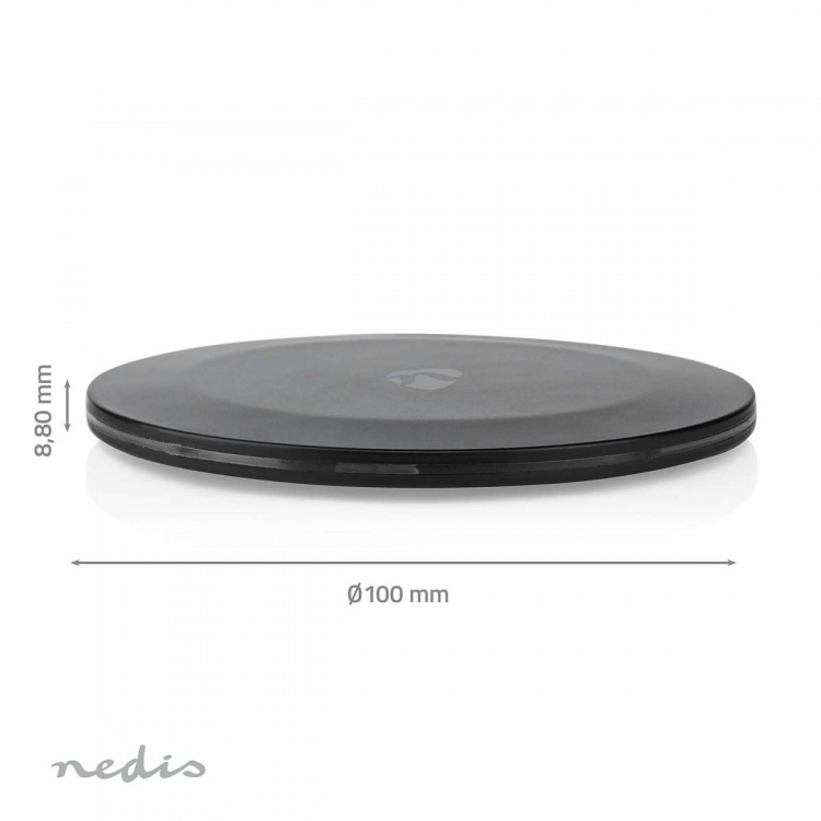 Nedis Draadloze Oplader | 5 / 7.5 / 10 / 15 W | 2 A | LED-indicatie in gebruik | Inclusief kabel | USB Type-A | 1.00 m