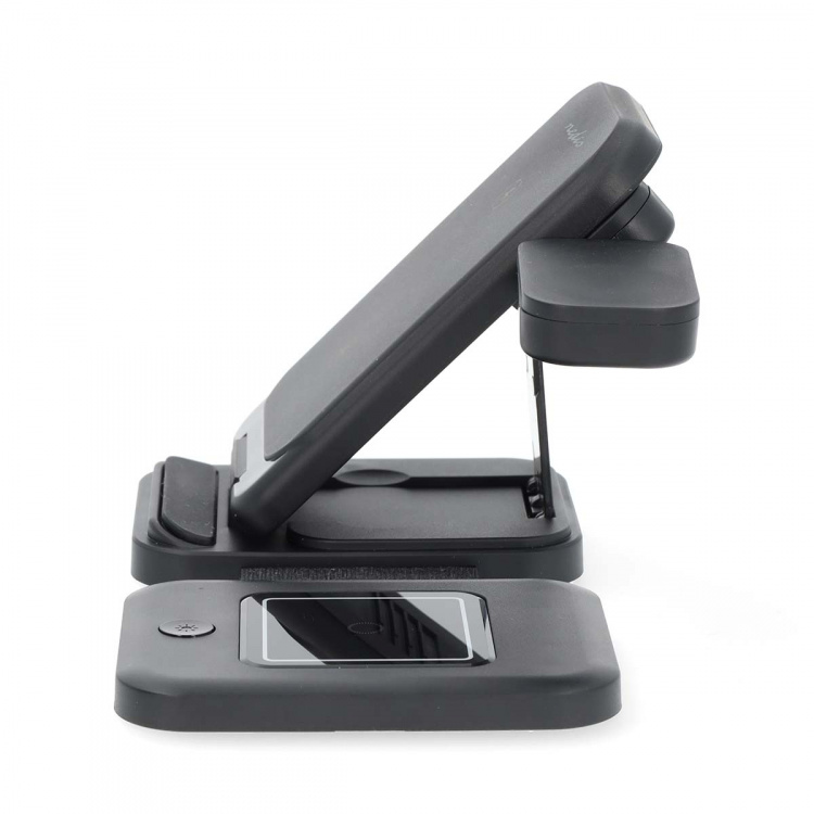 Nedis Draadloze Oplader | 3-in-1 | 15 W | LED-indicatie in gebruik | Inclusief kabel | USB-A / USB-C™ | 1.00 m