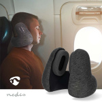 Nedis Draadloze Over-ear Koptelefoon | Reiskussen | Maximale batterijduur: 11 uur | Ingebouwde microfoon | Drukbediening | Ondersteuning voor spraakbesturing | Volumebediening | Antraciet Nedis Draadloze Over-ear Koptelefoon | Reiskussen | Maximale batterijduur: 11 uur | Ingebouwde microfoon | Drukbediening | Ondersteuning voor spraakbesturing | Volumebediening | Antraciet
