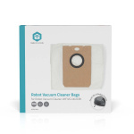 Nedis Stofzuigerzak | 5 Stuks | Synthetisch | Meest verkocht voor: Nedis® WIFIVCL002CBK | Wit