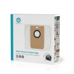 Nedis Stofzuigerzak | 5 Stuks | Synthetisch | Meest verkocht voor: Nedis® WIFIVCL002CBK | Wit