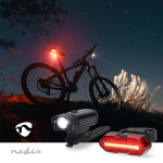 Nedis Fietslamp | Batterij Gevoed | 5 V DC | 3 W | Incl. batterij(en) | Oplaadbaar | 400 lm | 4.5 lm | 100 m | 110 ° Nedis Fietslamp | Batterij Gevoed | 5 V DC | 3 W | Incl. batterij(en) | Oplaadbaar | 400 lm | 4.5 lm | 100 m | 110 °