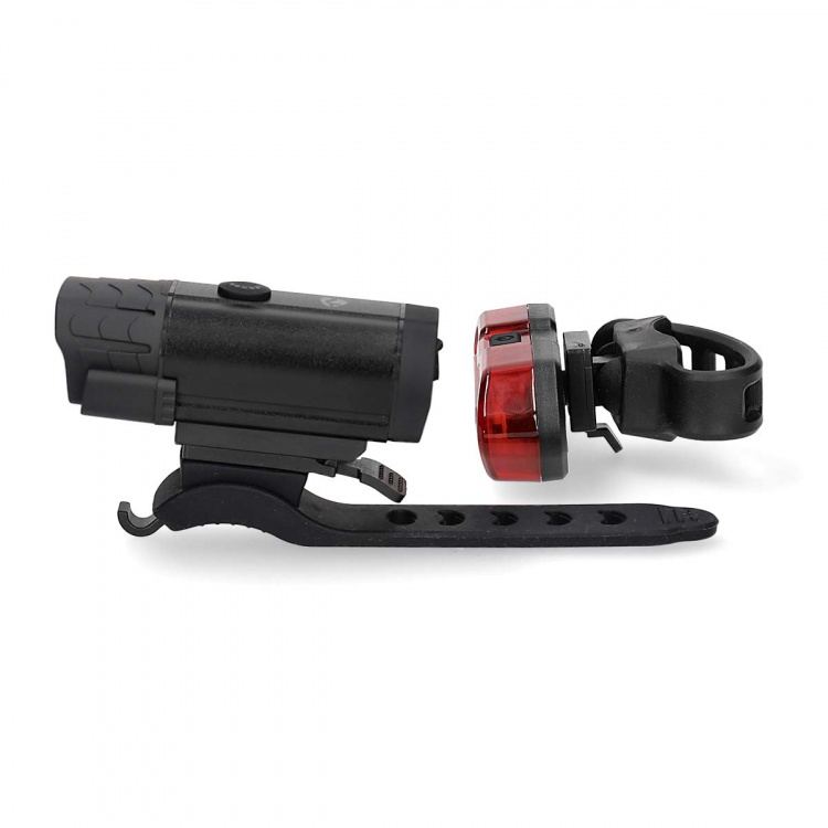 Nedis Fietslamp | Batterij Gevoed | 5 V DC | 3 W | Incl. batterij(en) | Oplaadbaar | 400 lm | 4.5 lm | 100 m | 110 ° Nedis Fietslamp | Batterij Gevoed | 5 V DC | 3 W | Incl. batterij(en) | Oplaadbaar | 400 lm | 4.5 lm | 100 m | 110 °