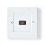 Nedis HDMI™ Wandcontactdoos | 1x HDMI™ Female | 4K@60Hz | HDMI™ Output | Zwart | 18 Gbps | Verguld | Doos Nedis HDMI™ Wandcontactdoos | 1x HDMI™ Female | 4K@60Hz | HDMI™ Output | Zwart | 18 Gbps | Verguld | Doos