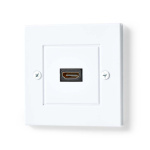 Nedis HDMI™ Wandcontactdoos | 1x HDMI™ Female | 4K@60Hz | HDMI™ Output | Zwart | 18 Gbps | Verguld | Doos Nedis HDMI™ Wandcontactdoos | 1x HDMI™ Female | 4K@60Hz | HDMI™ Output | Zwart | 18 Gbps | Verguld | Doos