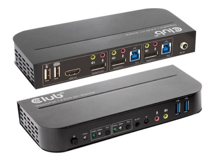 Club 3D CSV-7210 KVM / audio-switch Desktop