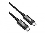 Club 3D USB4 Gen2x2 USB Type-C-kabel 2m Svart Club 3D USB4 Gen2x2 USB Type-C-kabel 2m Svart