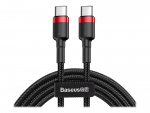 Baseus Cafule USB 2.0 USB Type-C cable 1m Black Red