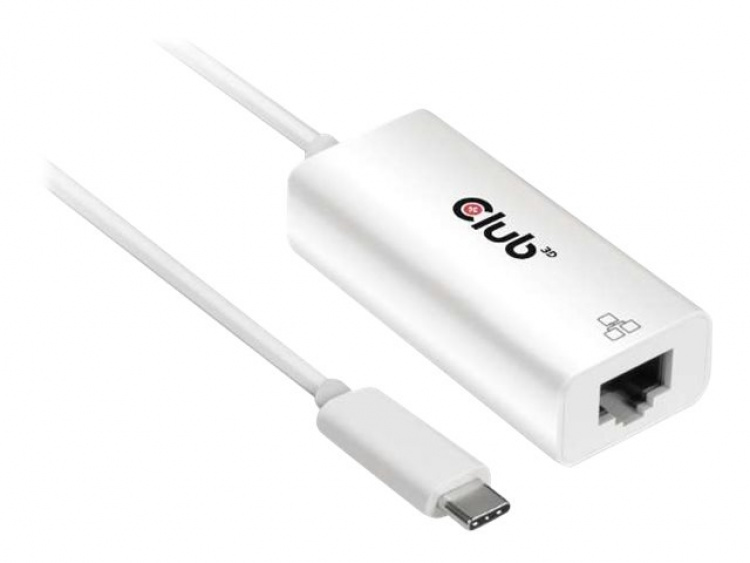 Club 3D nätverksadapter USB-C 3.2 Gen 1 1Gbps kabeldragning Club 3D nätverksadapter USB-C 3.2 Gen 1 1Gbps kabeldragning