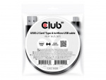 Club 3D USB 2.0 / USB 3.0 / USB 3.2 Gen 1 USB-kabel 1m Sort