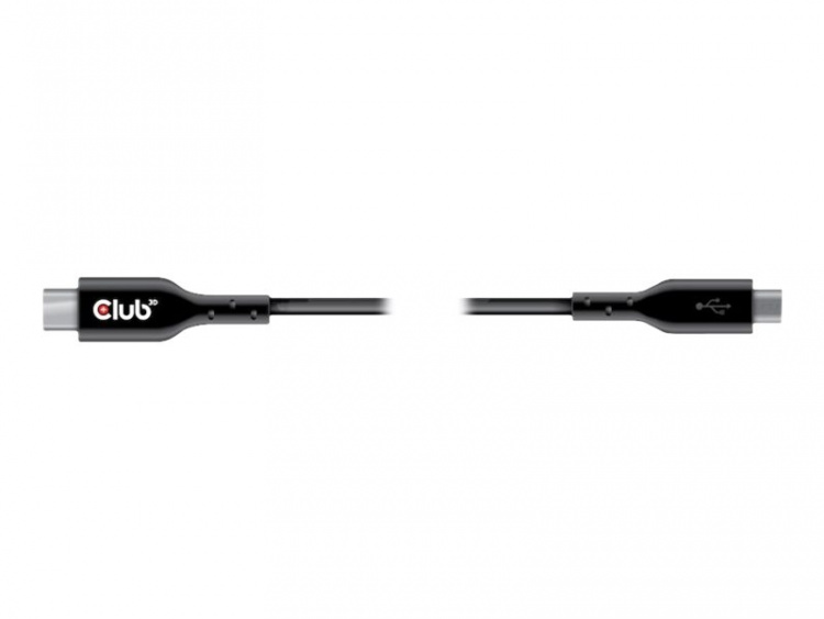 Club 3D USB 2.0 / USB 3.0 / USB 3.2 Gen 1 USB Type-C-kabel 1m Svart