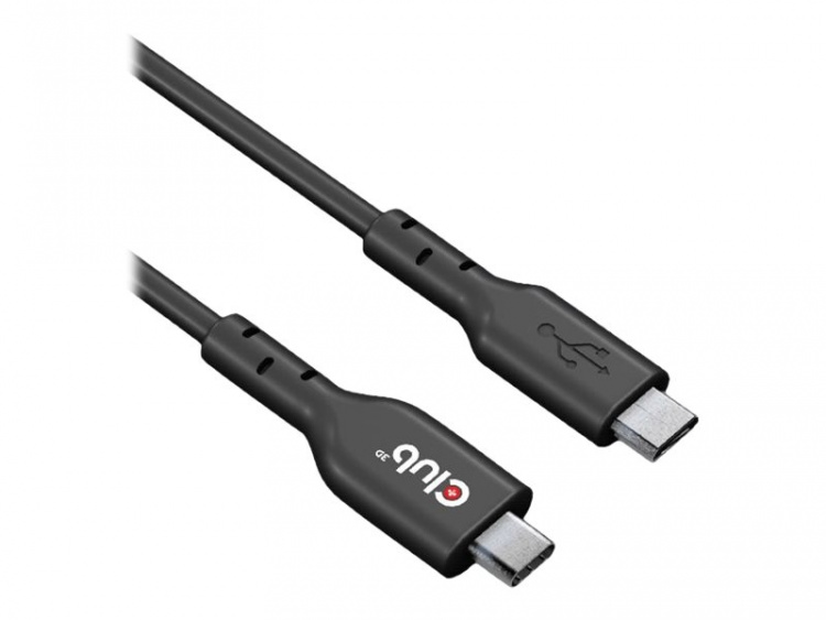 Club 3D USB 2.0 / USB 3.0 / USB 3.2 Gen 1 USB Type-C-kabel 1m Svart