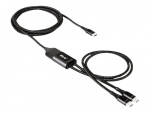 Club 3D USB typ C-kabel 1,83 m svart vit