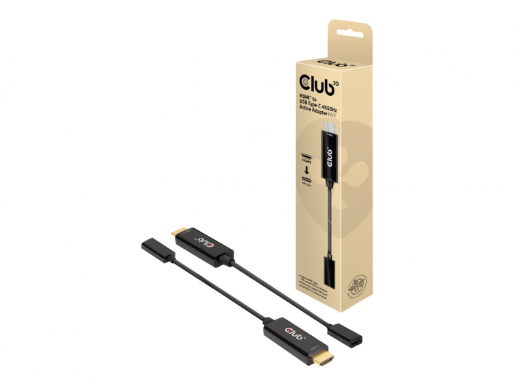 Club 3D Videoadapterkabel HDMI / USB 22cm Black