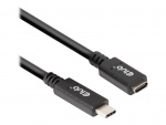 Club 3D USB Type-C forlængerkabel 1m Sort Club 3D USB Type-C forlængerkabel 1m Sort