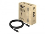 Club 3D USB Type-C forlængerkabel 1m Sort Club 3D USB Type-C forlængerkabel 1m Sort
