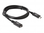 Club 3D USB Type-C forlængerkabel 1m Sort Club 3D USB Type-C forlængerkabel 1m Sort