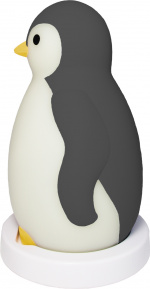 Zazu Pam slaapritme muziek nachtlampje, pinguïn, grijs