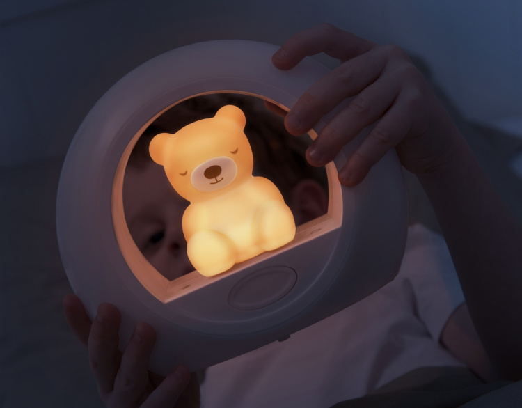 Zazu Billy maan nachtlampje, beer, grijs Zazu Billy maan nachtlampje, beer, grijs