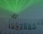 Zazu Wally de Walvis projector nachtlampje, grijs
