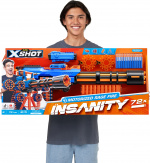 X-Shot Insanity Gemotoriseerd Rage Fire Gatlin Pistool met statief - schuimpistool