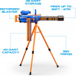X-Shot Insanity Gemotoriseerd Rage Fire Gatlin Pistool met statief - schuimpistool
