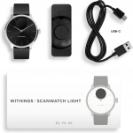 Withings Scanwatch Light smartwatch, 37 mm, zwart Withings Scanwatch Light smartwatch, 37 mm, zwart
