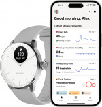Withings Scanwatch Light smartwatch, 37 mm, wit/grijs