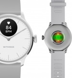 Withings Scanwatch Light smartwatch, 37 mm, wit/grijs