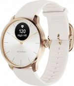 Withings Scanwatch Light smartwatch, 37 mm, wit / roségoud