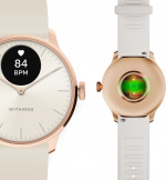 Withings Scanwatch Light smartwatch, 37 mm, wit / roségoud
