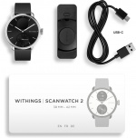 Withings Scanwatch 2 smartwatch, 38 mm, zwart