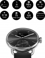 Withings Scanwatch 2 smartwatch, 38 mm, zwart