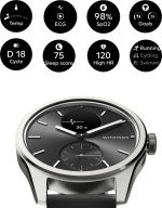 Withings Scanwatch 2 smartwatch, 42 mm, zwart Withings Scanwatch 2 smartwatch, 42 mm, zwart