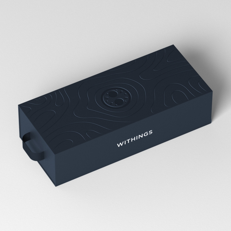 Withings Scanwatch Nova smartwatch, 42 mm, blauw Withings Scanwatch Nova smartwatch, 42 mm, blauw