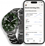 Withings Scanwatch Nova smartwatch, 42 mm, groen