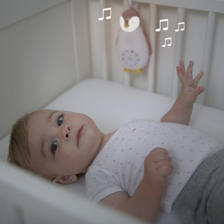 Zazu Zoe luidspreker nachtlampje, pinguïn, grijs Zazu Zoe luidspreker nachtlampje, pinguïn, grijs