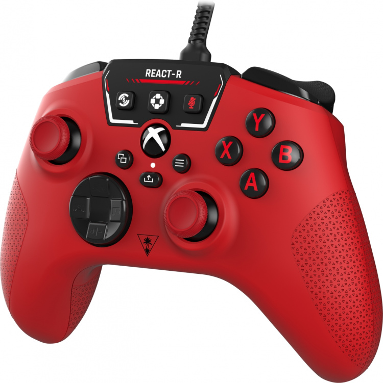 Turtle Beach React-R bedrade gamecontroller, rood, Xbox / PC Turtle Beach React-R bedrade gamecontroller, rood, Xbox / PC