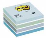 3M Post-it notitieblokjes blauw pastel 76 x 76 mm
