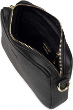 Aarni Crossbody Tas, zwart, gouden rits